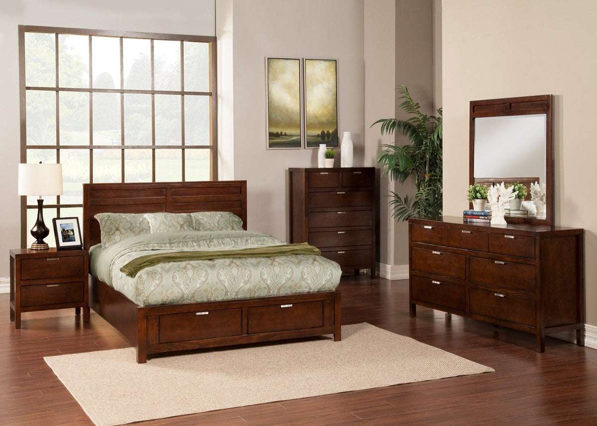 Carmel 7 Drawer Dresser, Cappuccino