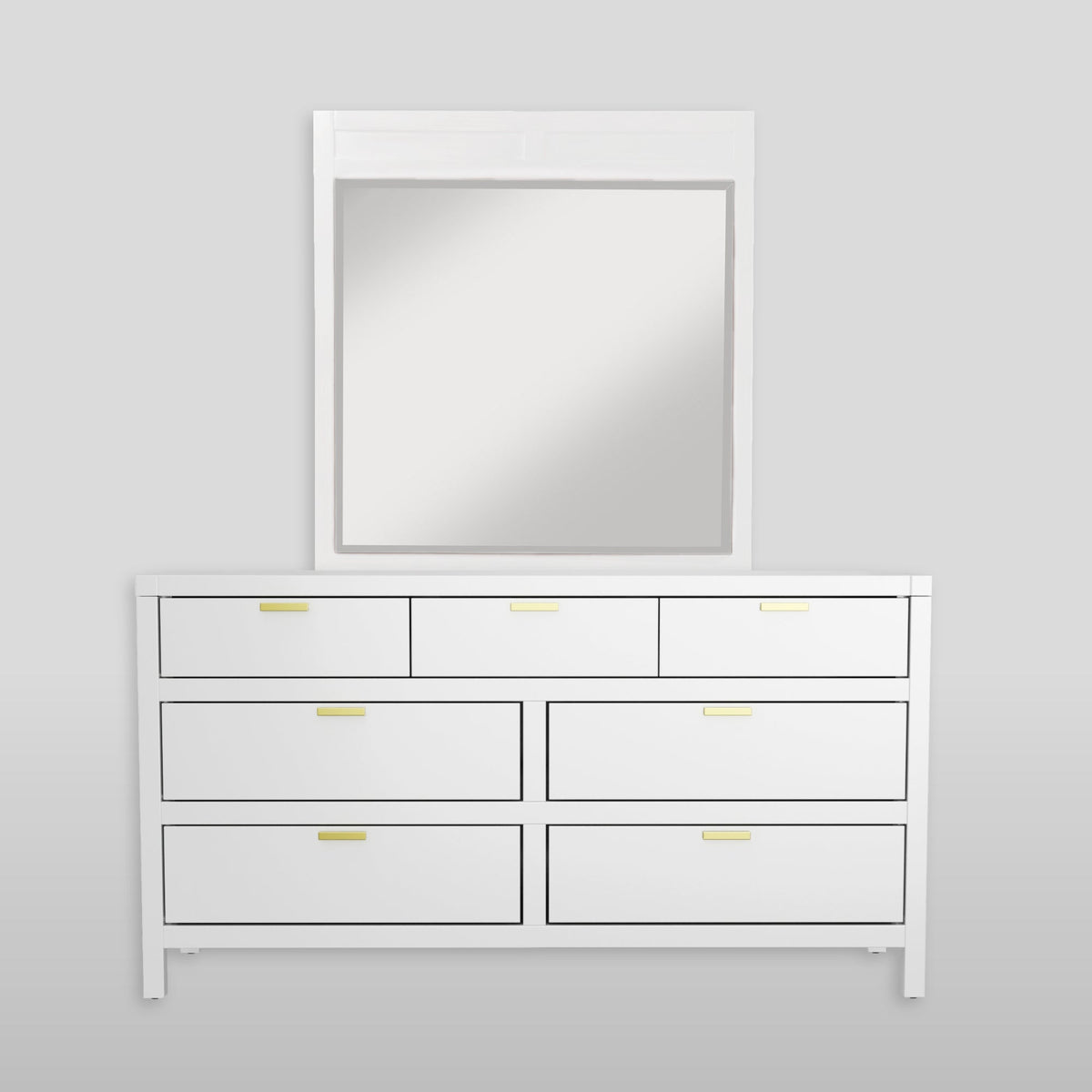Carmel Mirror, White