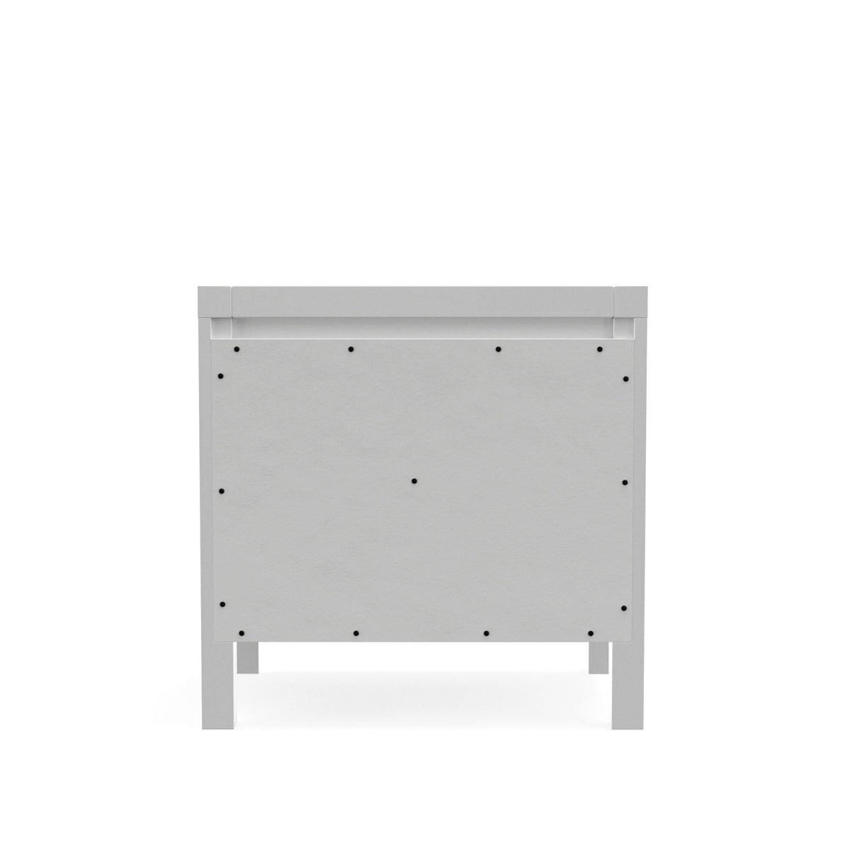 Carmel 2 Drawer Nightstand, White