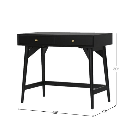 Flynn Mini Desk, Black