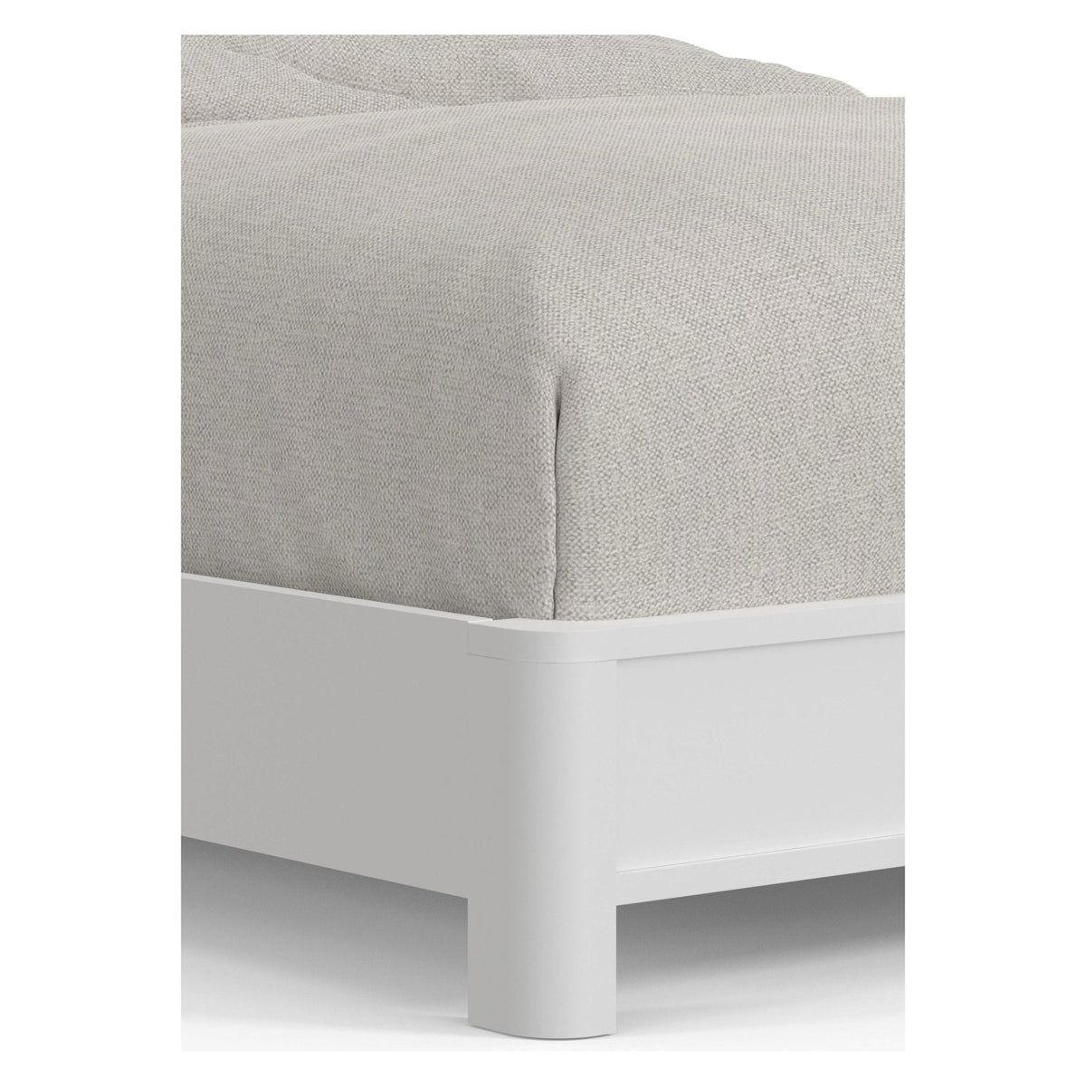 Stapleton California King Panel Bed, White