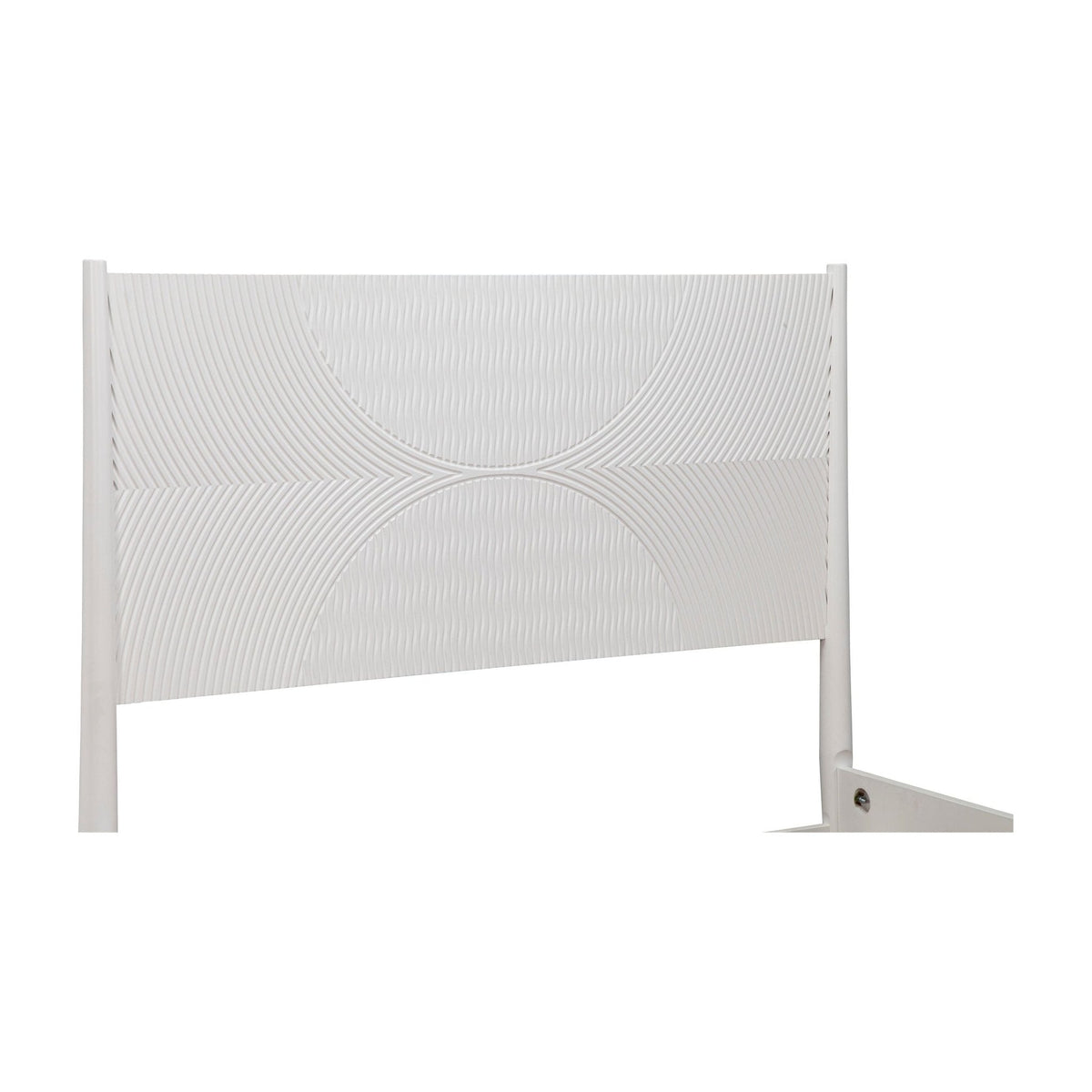 Tranquility Full Panel Bed, White