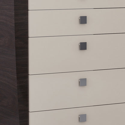 39" Beige Five Drawer