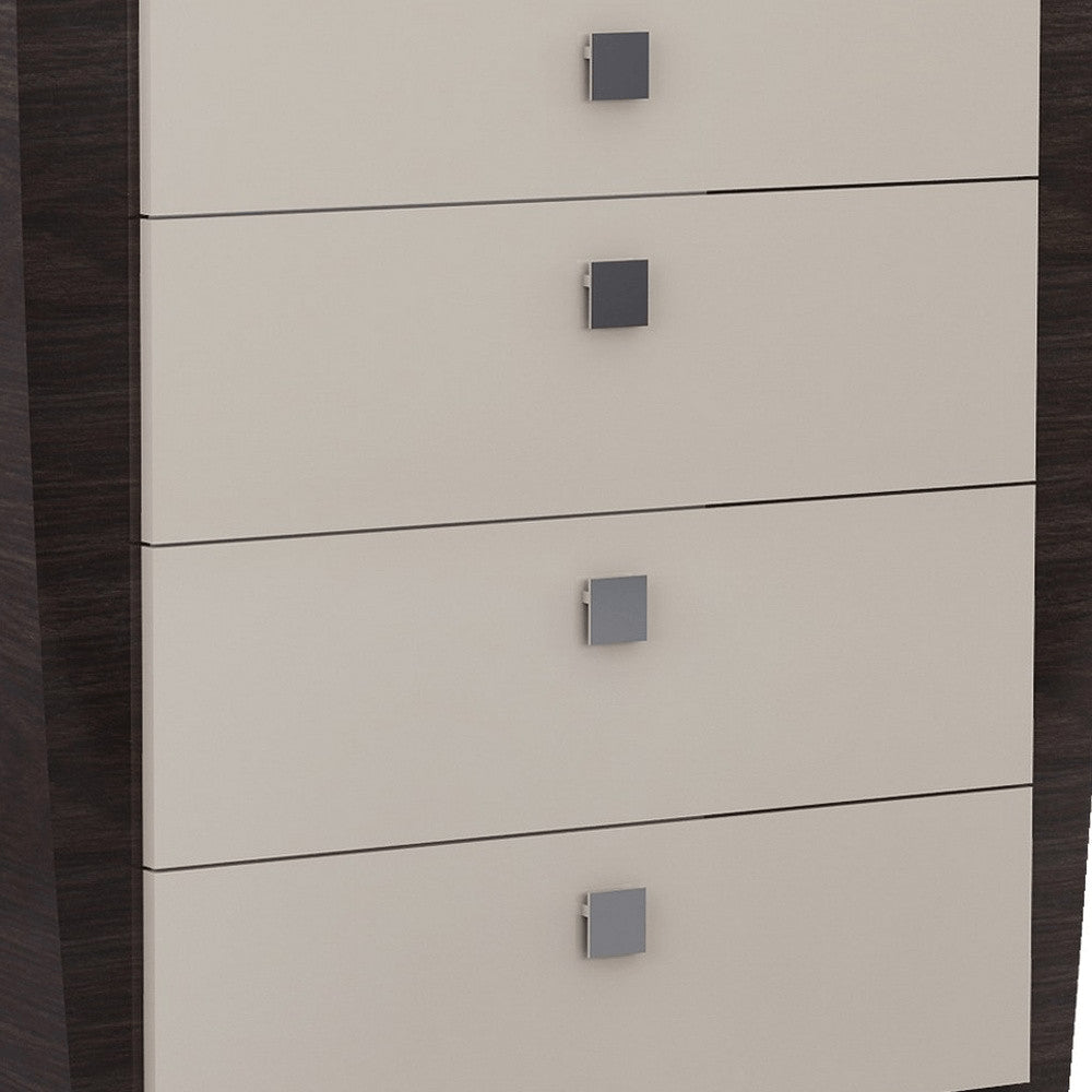39" Beige Five Drawer