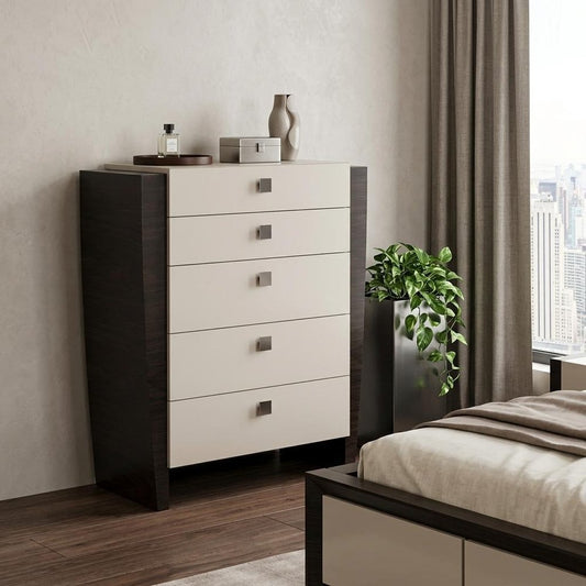 39" Beige Five Drawer