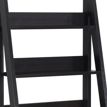 26" Taupe Wood Ladder Desk