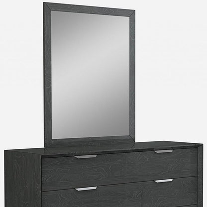 63" Grey Solid Wood Six Drawer Double Dresser