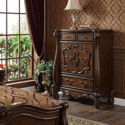 47" Solid Wood Six Drawer Chest
