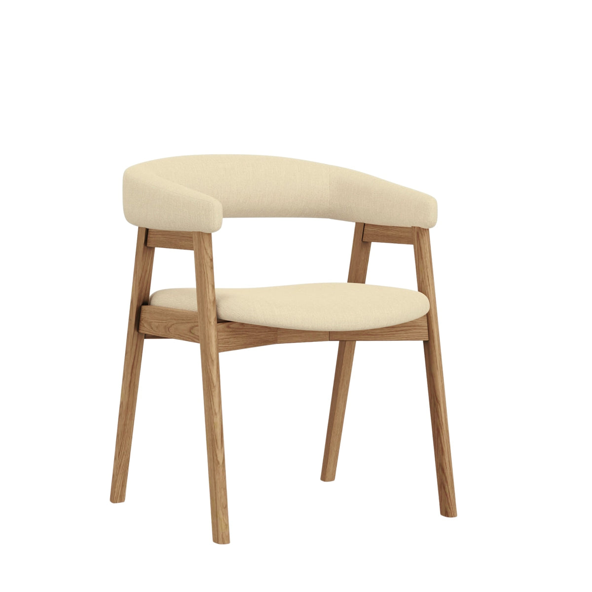Cove Curved Back Chairs, Natural (Set of 2)