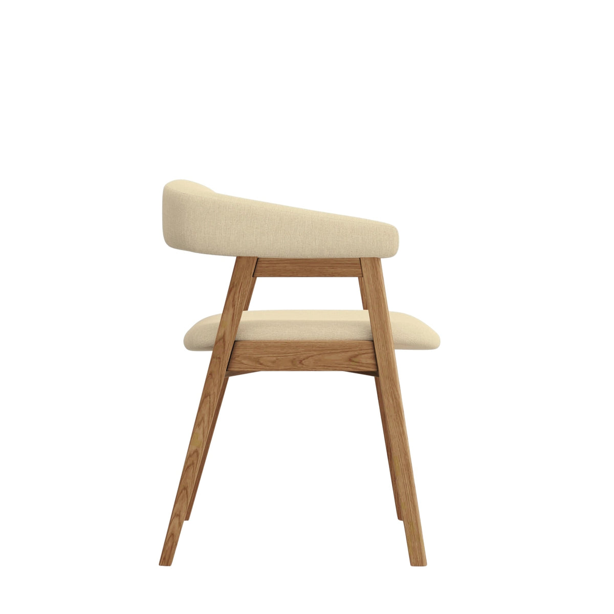 Cove Curved Back Chairs, Natural (Set of 2)