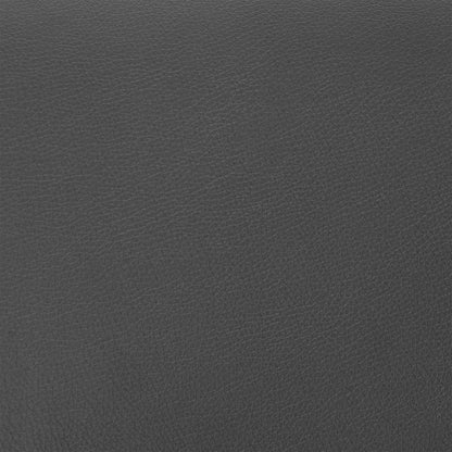 30" Gray And Silver Fabric And Iron Low Back Bar Height Swivel Bar Chair
