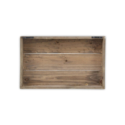 8" X 13" Brown Move The Dog Wood Wall Decor