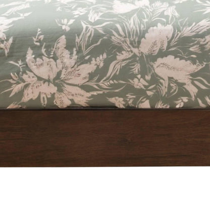 Brown Solid Wood Queen Bed Frame
