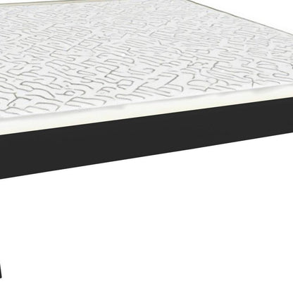 Black Solid Wood Twin Bed Frame