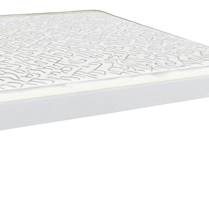 White Solid Wood Full Bed Frame