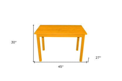 48" Goldenrod Solid Wood Dining Table