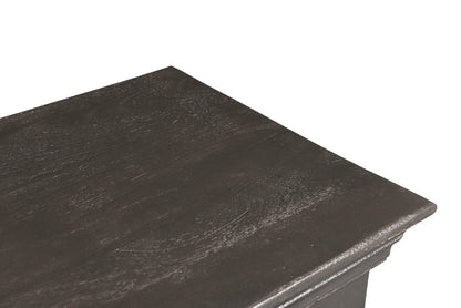 64" Brown Solid Wood Seven Drawer Double Dresser