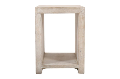 Three Piece Natural Solid Wood Distressed Sled Coffee And End Tables Set