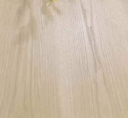 79" Brown and Red Wood and Metal Trestle Base Dining Table