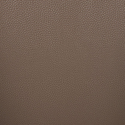 Brown and Walnut Upholstered Faux Leather Curved Back Dining Arm Chair
