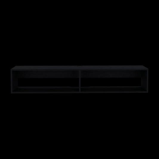 59" Black Floating Mount TV Stand