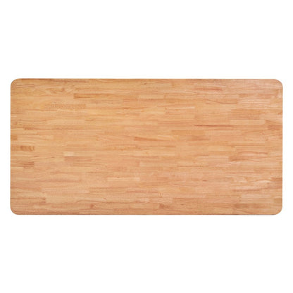 79" Natural Solid Wood Dining Table