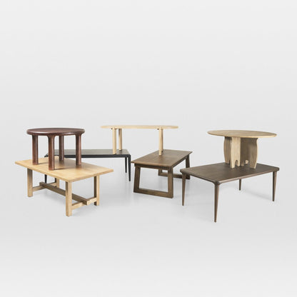48" Brown Solid Wood Round Top Dining Table