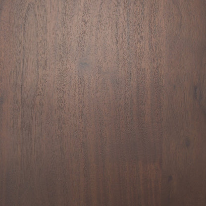 48" Brown Solid Wood Round Top Dining Table