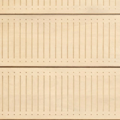 68" Natural Solid Wood Six Drawer Dresser