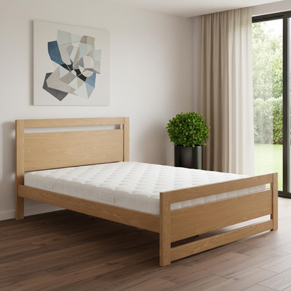 Black Wood Queen Bed Frame