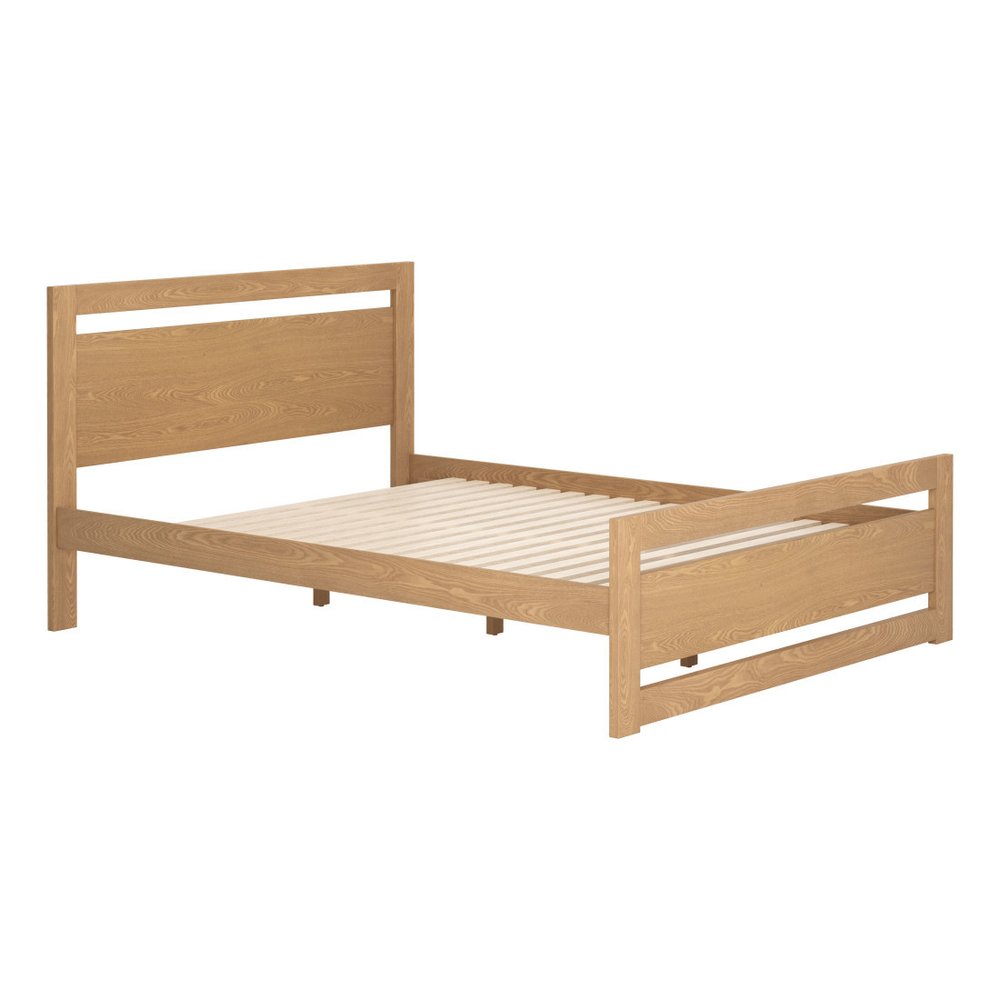 Black Wood Queen Bed Frame