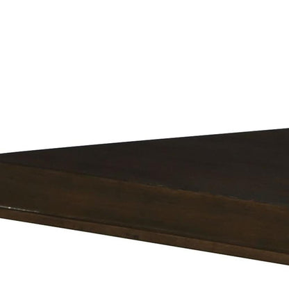 78" Walnut and White Wood Removable Leaf Double Pedestal Base Extendable Dining Table