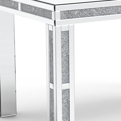 31" Silver Wood Dining Table