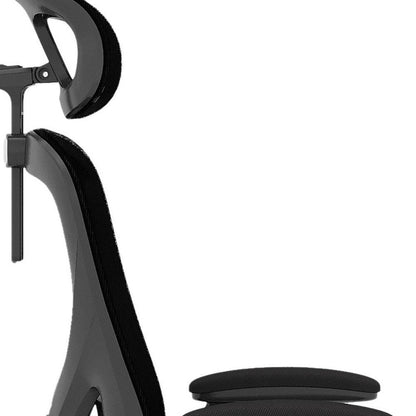Black Swivel Rolling Office Chair