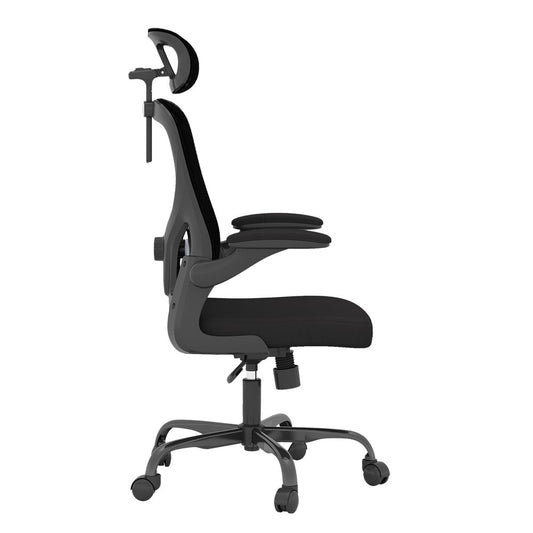 Black Swivel Rolling Office Chair