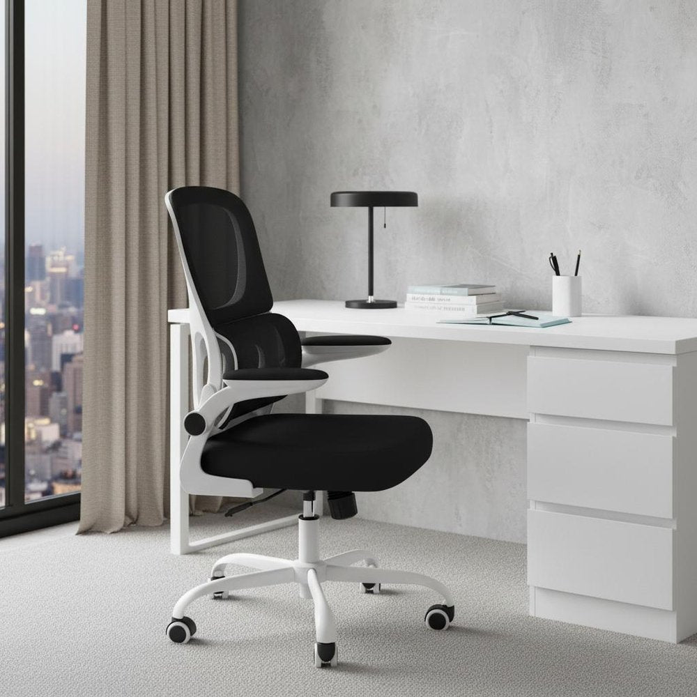 Black Swivel Rolling Gaming Chair