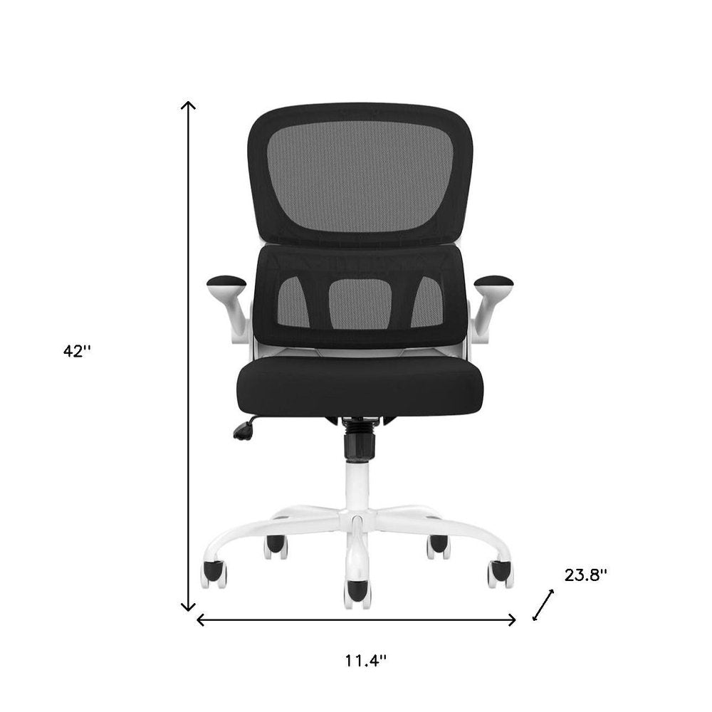 Black Swivel Rolling Gaming Chair