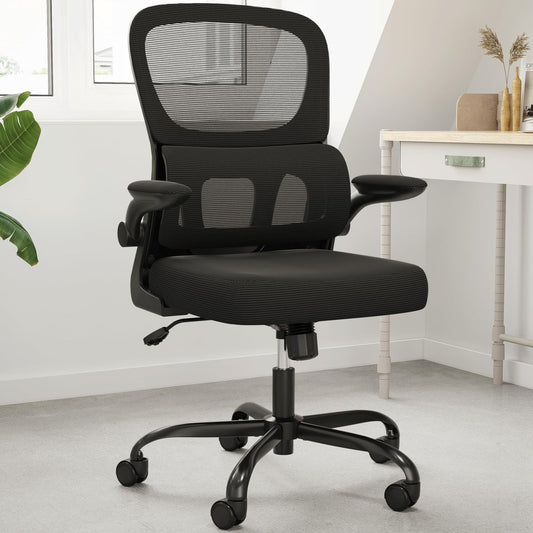 Black Swivel Rolling Office Chair
