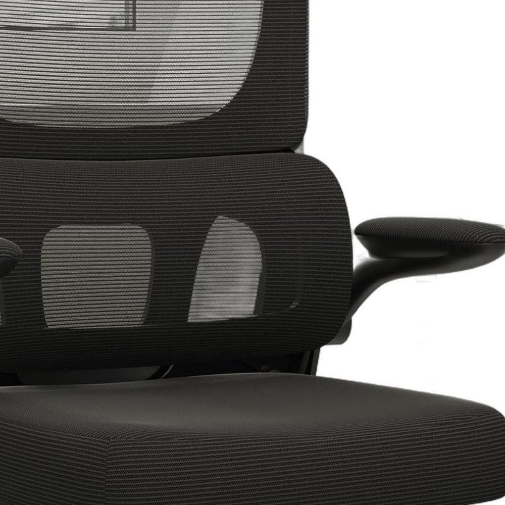 Black Swivel Rolling Office Chair