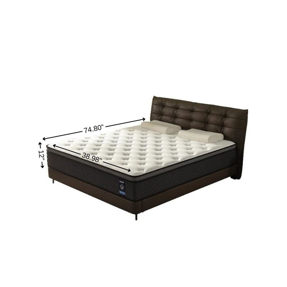 12" Queen Foam Medium Hybrid Mattress