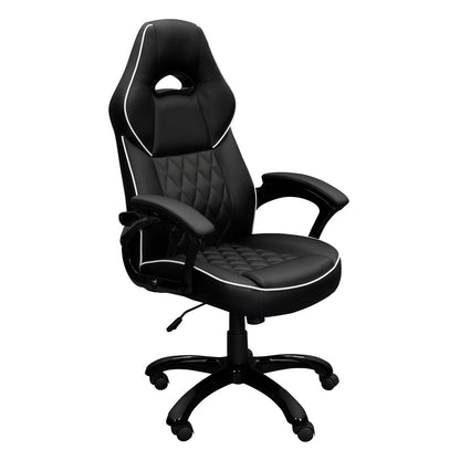Black Adjustable Height Swivel Rolling Executive Office Chair