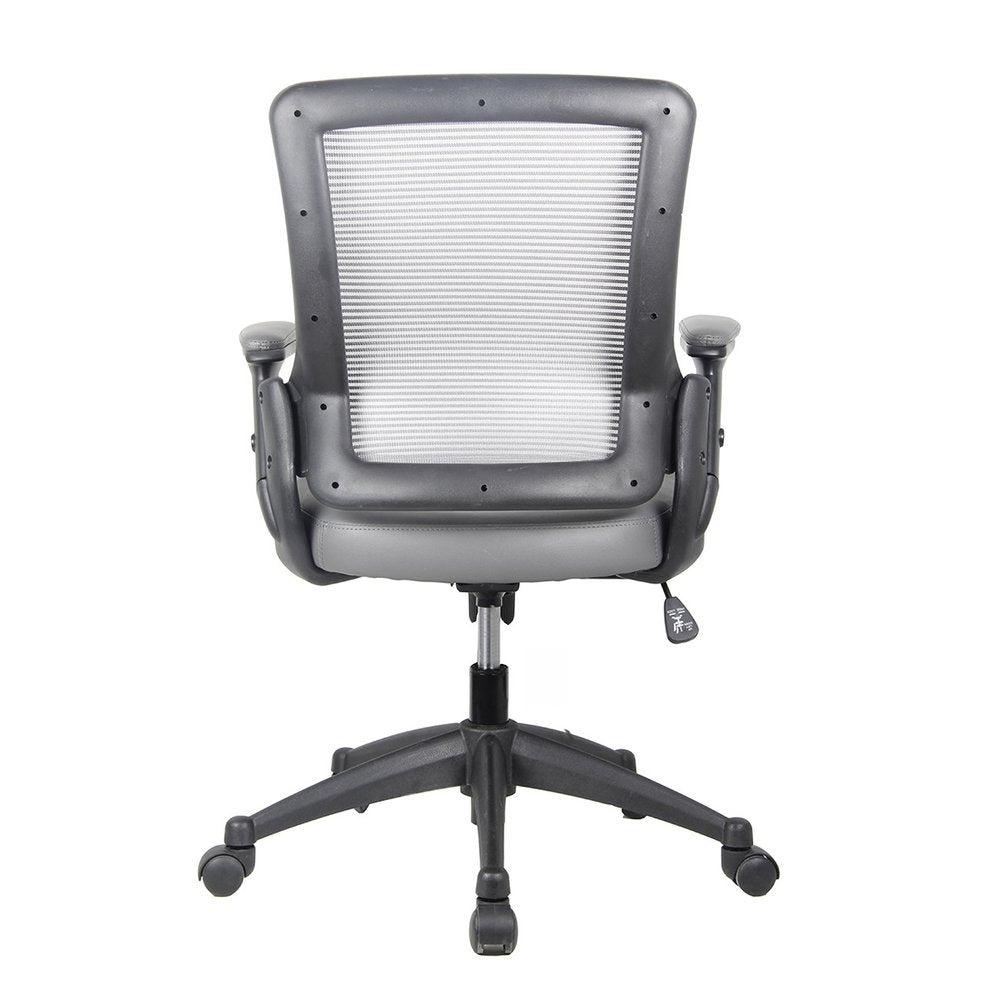 Gray Adjustable Height Swivel Rolling Office Chair