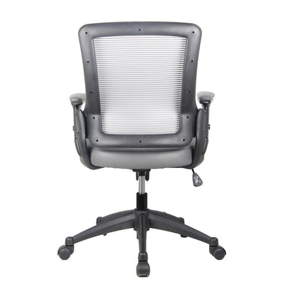 Gray Adjustable Height Swivel Rolling Office Chair