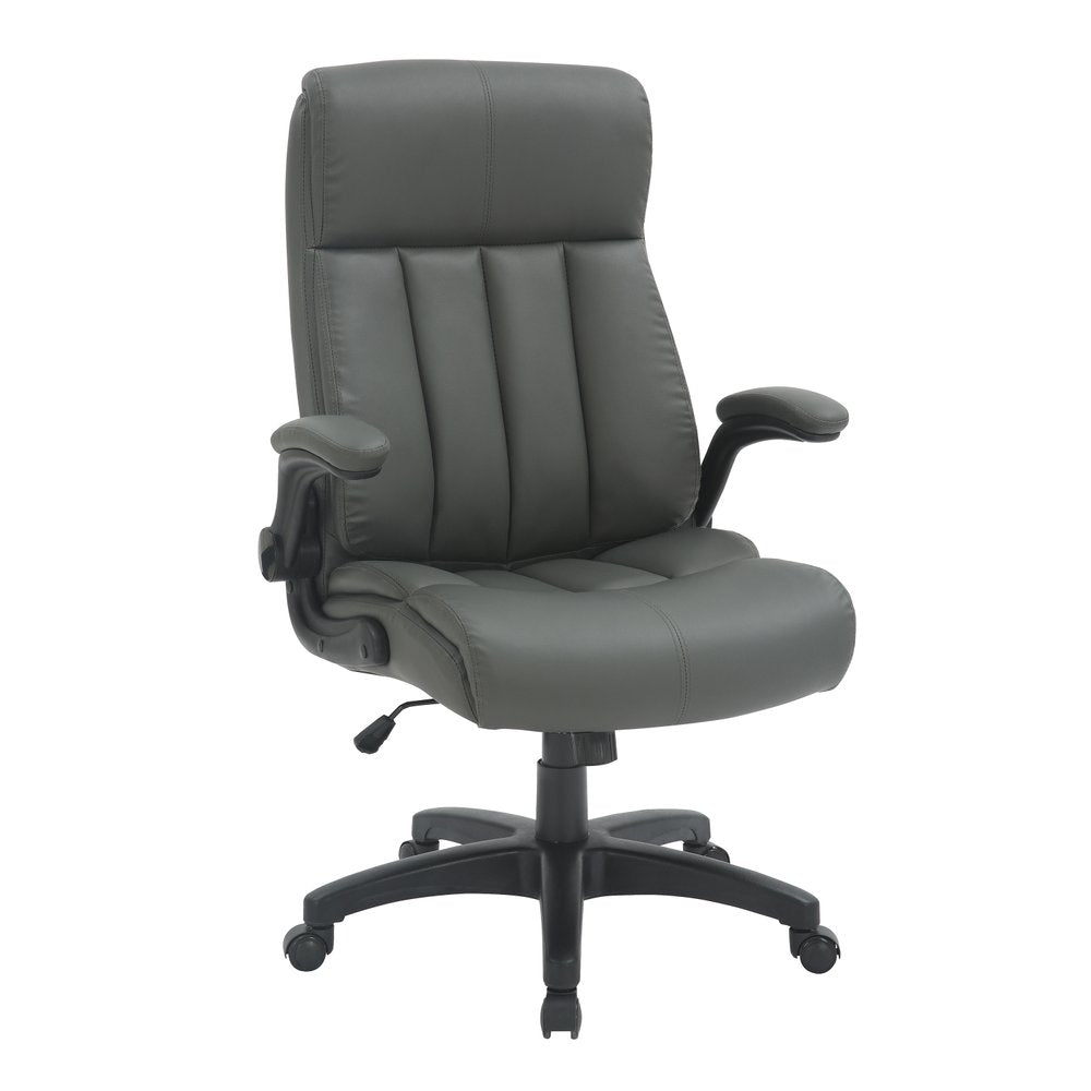 Black Adjustable Height Swivel Rolling Executive Office Chair