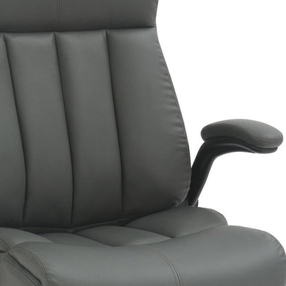 Black Adjustable Height Swivel Rolling Executive Office Chair