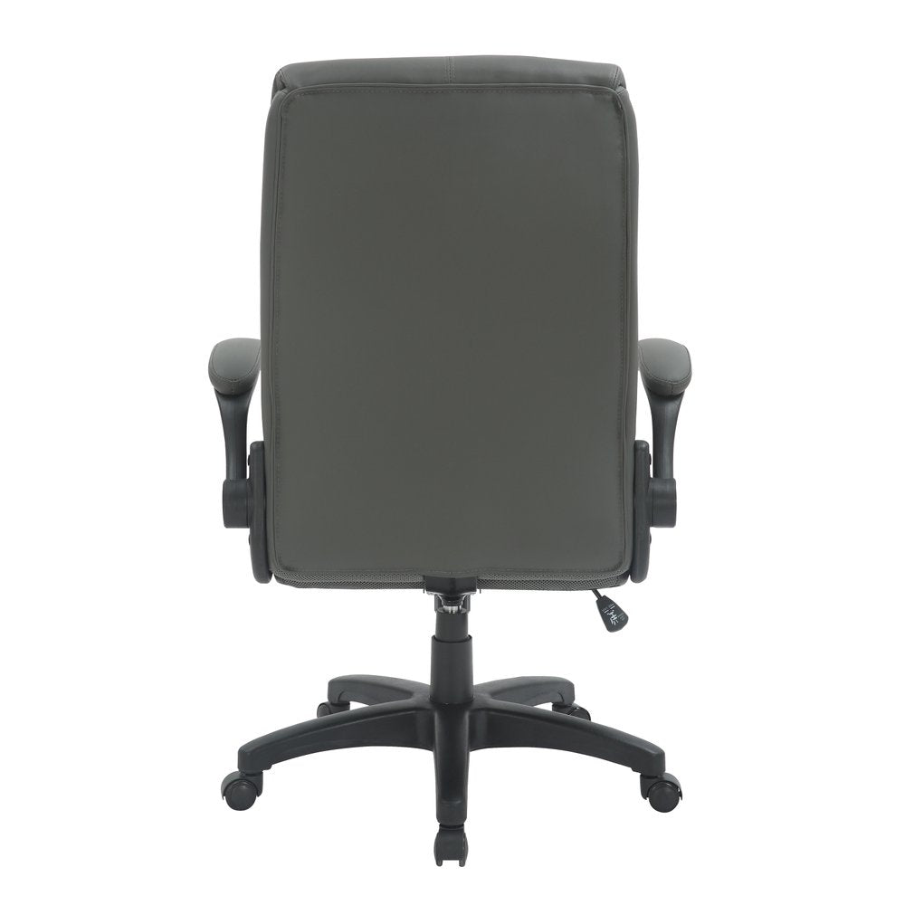 Black Adjustable Height Swivel Rolling Executive Office Chair