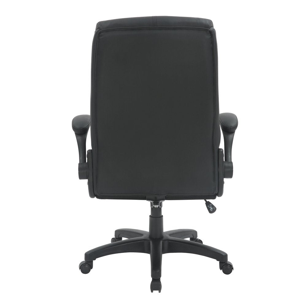 Black Adjustable Height Swivel Rolling Executive Office Chair