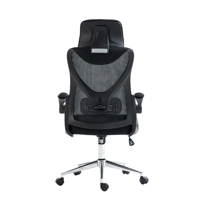 Black Adjustable Height Swivel Rolling Office Chair