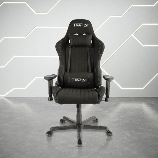 Black Swivel Rolling Gaming Chair