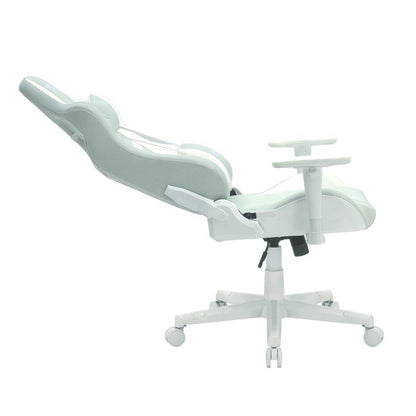Mint Green And White Swivel Rolling Gaming Chair